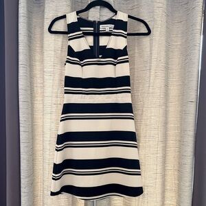 Abercrombie & Fitch Navy and White Striped Dress